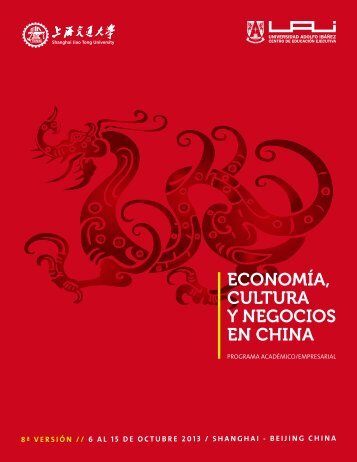 economÃ­a, cultura y negocios en china - Universidad Adolfo IbaÃ±ez