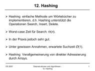 Hashtabelle