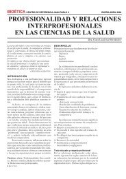 Profesionalidad y relaciones interprofesionales en las ciencias de la ...