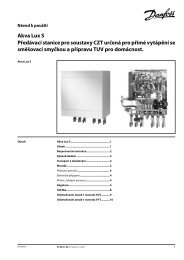 Akva Lux S Předávací stanice pro soustavy CZT určená ... - Danfoss