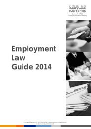 Employment Law Guide - Colin Ng and Partners