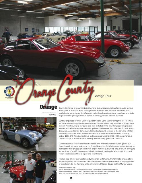 Volume 19 Issue 4 - October-December 2012 - Ferrari Club of ...