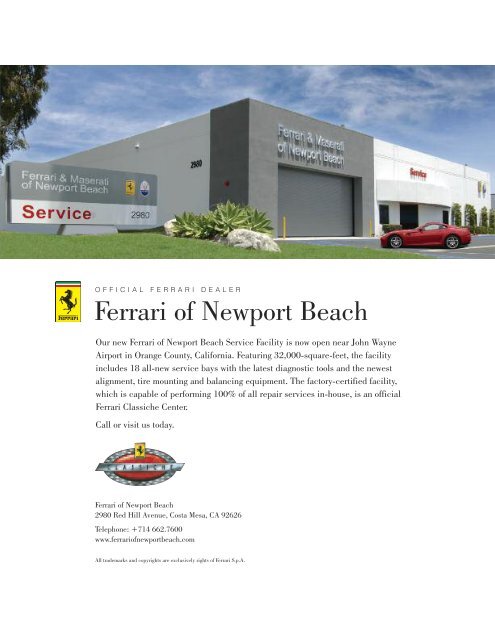 Volume 19 Issue 4 - October-December 2012 - Ferrari Club of ...