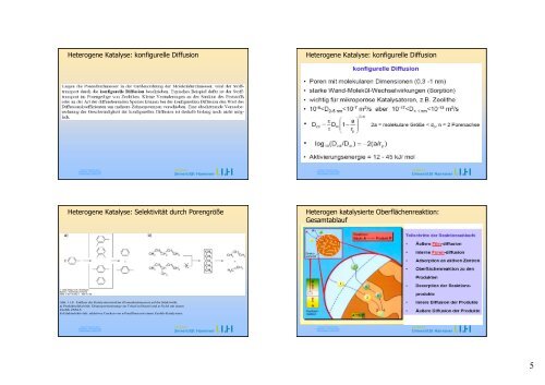 Heterogene Katalyse 3 - PDF - TCI @ Uni-Hannover.de - Leibniz ...