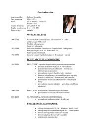 Curriculum vitae