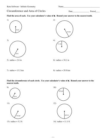 11-Circumference and Area of Circles.pdf