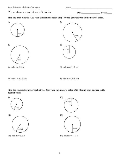 11-Circumference and Area of Circles.pdf