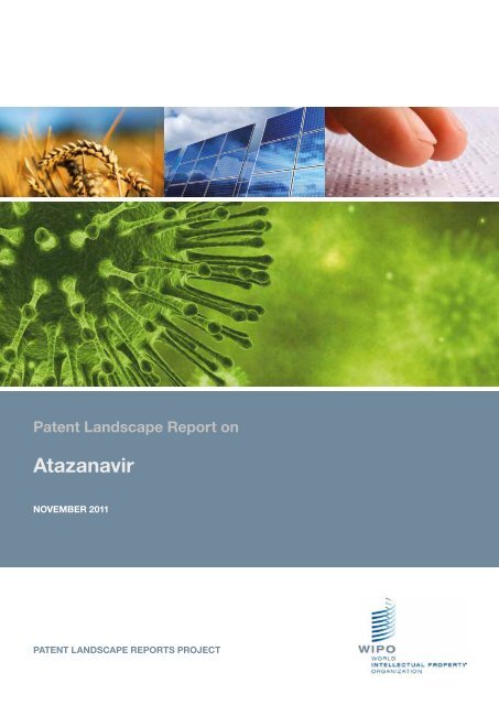 PDF, Patent Landscape Report on Atazanavir - WIPO