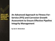 An Advanced Approach to Fitness-For-Service (FFS) and Corrosion ...