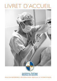 Livret d'accueil du patient Ã  l'AP-HM (document pdf) - CHU Marseille