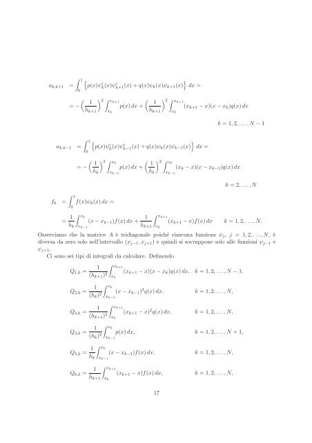 problemi ai limiti per equazioni differenziali ordinarie - Sezione di ...