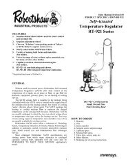 Temperature Regulator RT-921 Series - Skil Environmental Ltd