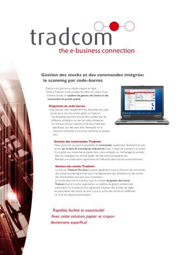 Gestion des stocks et des commandes intégrée: le scanning ... - Eriks