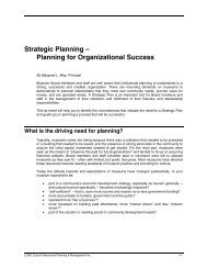 Strategic Planning - Lord Cultural Resources