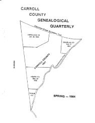 CAfiRCL!- - Carroll County Genealogical Society