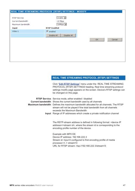 MPX Series Video Encoders Front Panel - Teleste