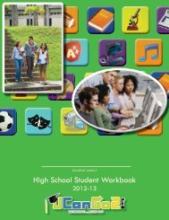 High School Student Workbook - UCanGo2