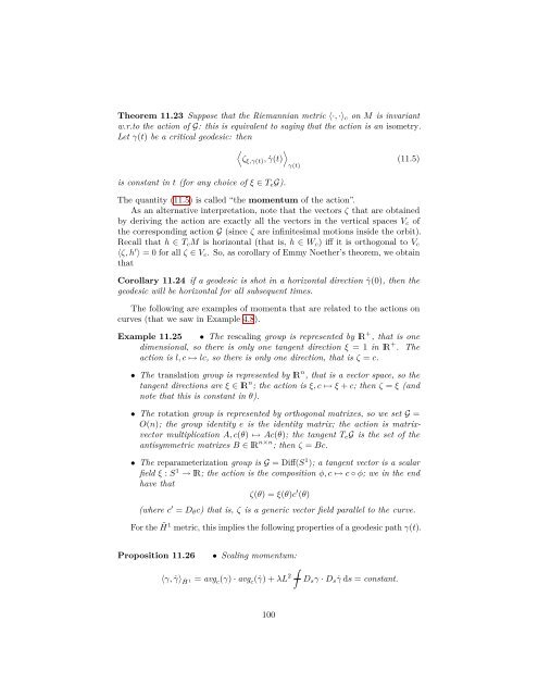 Metrics of curves in shape optimization and analysis - Andrea Carlo ...