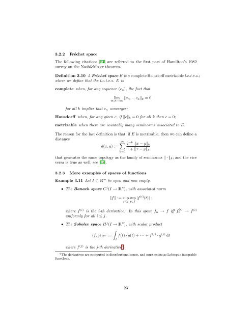Metrics of curves in shape optimization and analysis - Andrea Carlo ...