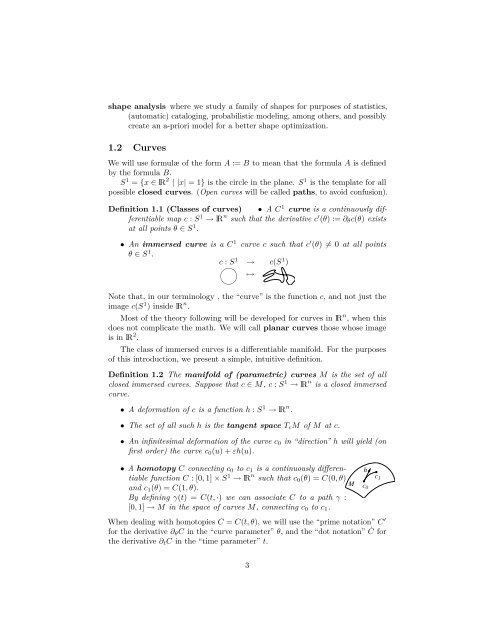 Metrics of curves in shape optimization and analysis - Andrea Carlo ...