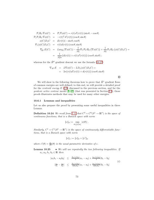 Metrics of curves in shape optimization and analysis - Andrea Carlo ...