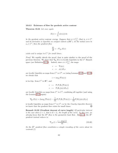 Metrics of curves in shape optimization and analysis - Andrea Carlo ...