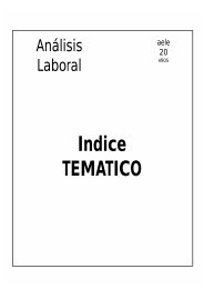 Indice TEMATICO - AELE