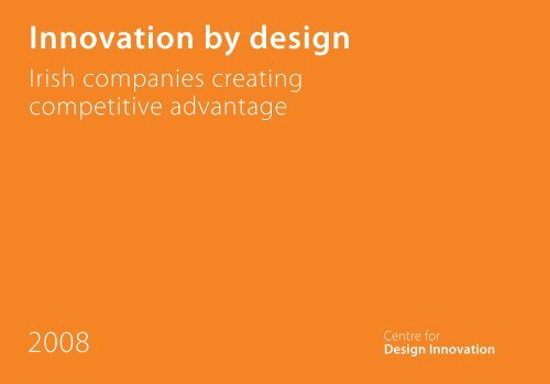 Innovation by design - Centre for Design Innovation