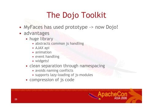 Ajax in Apache MyFaces - ApacheCon