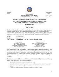 notice of workshop to solicit comments on proposed permanent ...