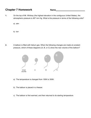 Chapter 7 Homework in use