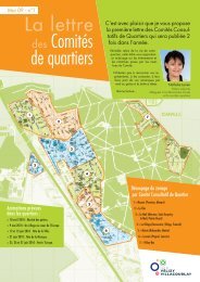 La lettre des Comités de quartiers - Vélizy-Villacoublay