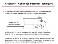 Chapter 5 Ã¢Â€Â“ Controlled Potential Techniques - Chemistry