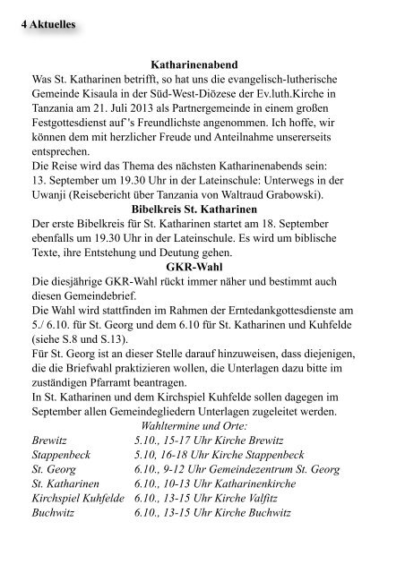 gemeindebrief - Gemeinde-bunt.de