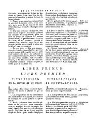 LIBER P R I M U S. LIVRE PREMIER - Histoire du droit