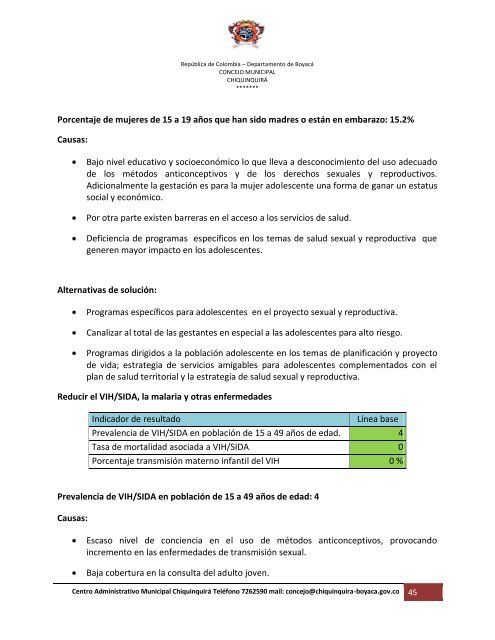 Descargar el plan PLAN DE DESARROLLO MUNICIPAL