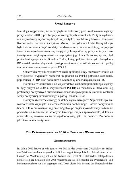 Pobierz caÅ‚y numer w wersji PDF. - PrzeglÄ…d Zachodniopomorski