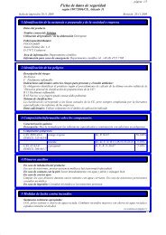 Ficha de datos de seguridad - Voco