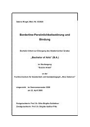 Borderline-PersÃ¶nlichkeitsstÃ¶rung und Bindung - Forschung ...