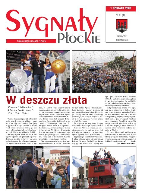 W desz czu zÅo ta - PÅock