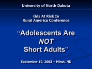 PPT - University of North Dakota