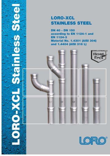 for waste water • for exhaust gas • for exhaust air - Loro