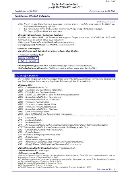 Sicherheitsdatenblatt - Peter Kwasny GmbH