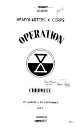 Pages from Operation Chromite (Inchon Landing) - Korean War ...