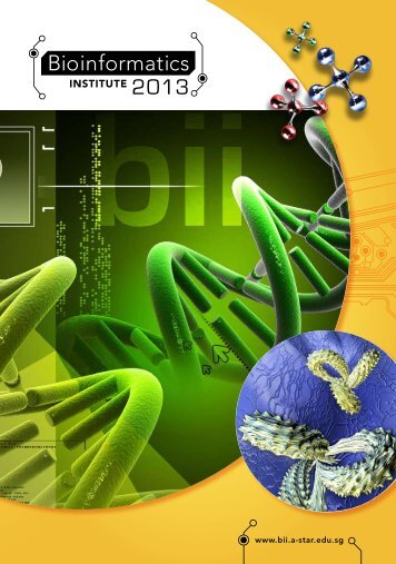 BII's Research Divisions - Bioinformatics Institute - A*Star