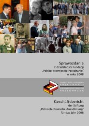 Sprawozdanie GeschÃ¤ftsbericht - Fundacja Polsko-Niemieckie ...