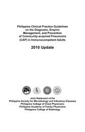 CAP GUIDELINES - Philippine College of Physicians