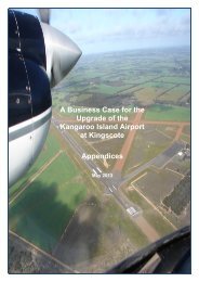 Kingscote Airport Business Case Appendices - Kangaroo Island ...