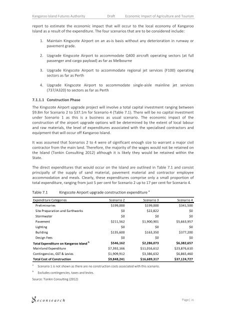 Kingscote Airport Business Case Appendices - Kangaroo Island ...