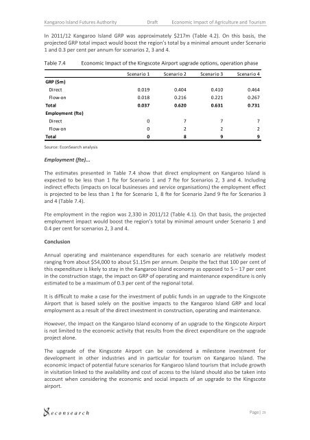 Kingscote Airport Business Case Appendices - Kangaroo Island ...